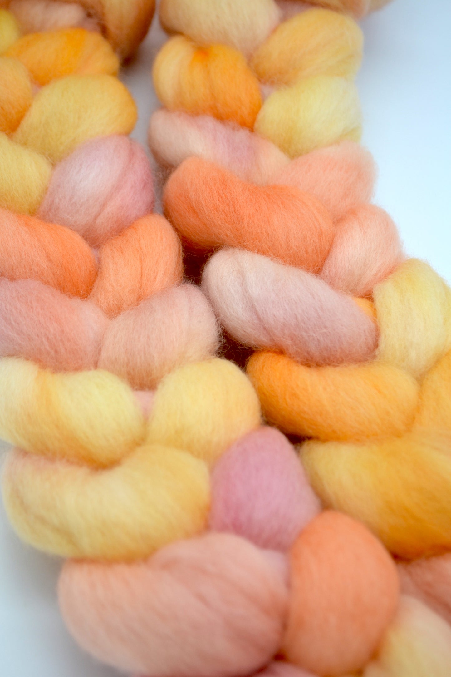 Corriedale - Dappled Sunlight 100g Hand-dyed Fibre