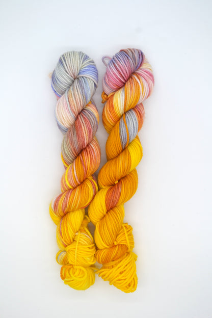 50g DK Winter Skies Hand-dyed Yarn
