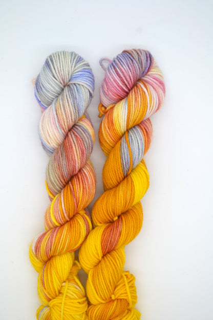 50g DK Winter Skies Hand-dyed Yarn
