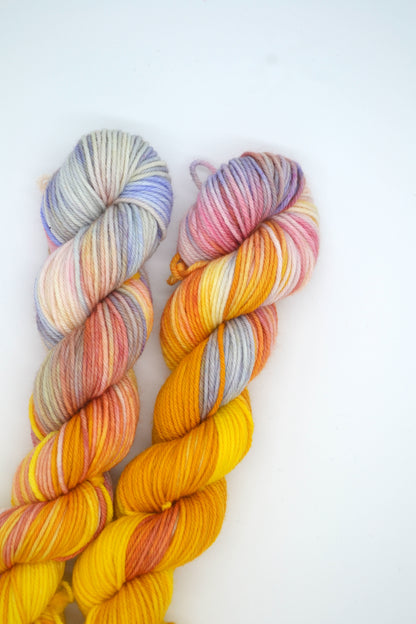 50g DK Winter Skies Hand-dyed Yarn