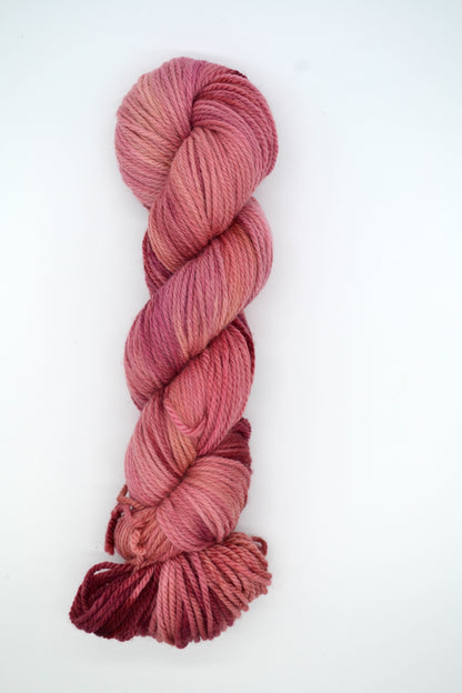 100g Aran Winter Rose Hand-dyed Yarn