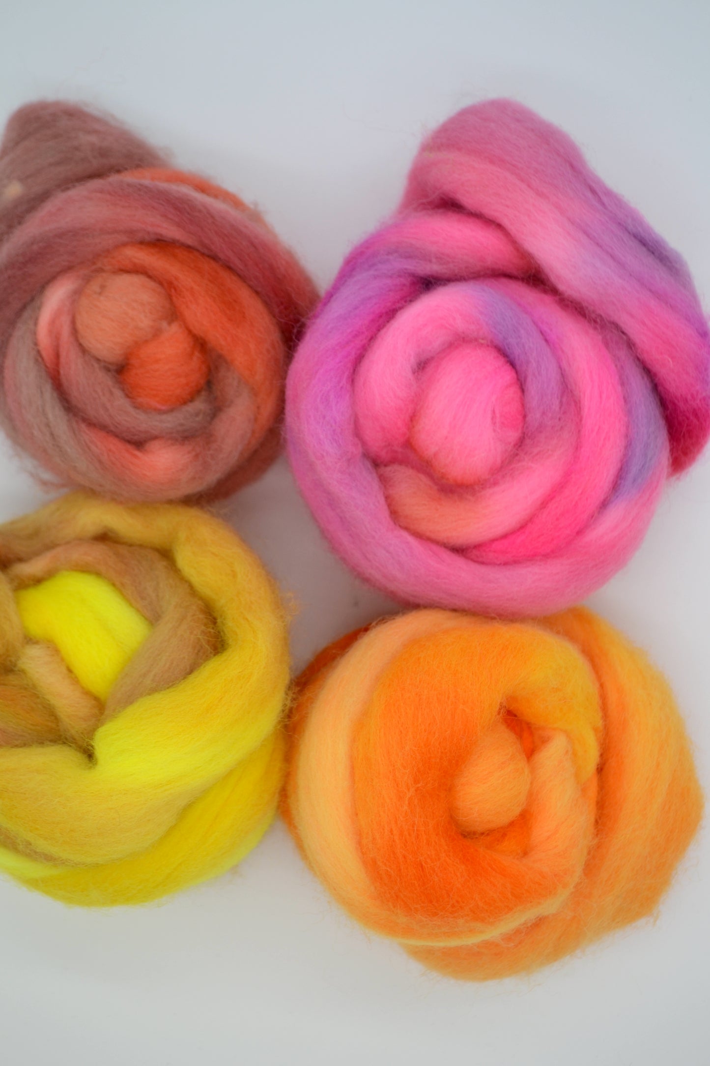 Corriedale - 200g Hand-dyed Fibre Pack