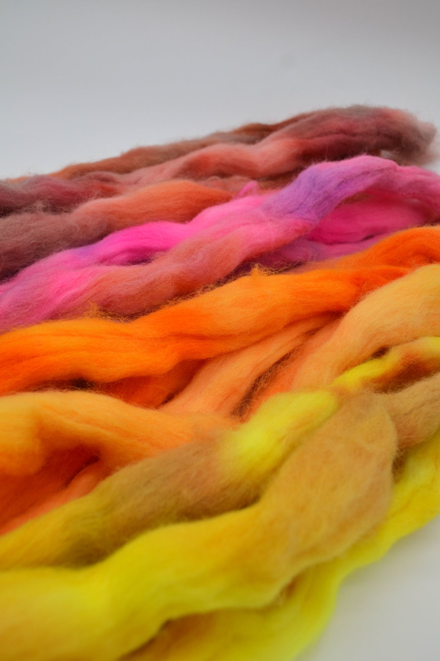 Corriedale - 200g Hand-dyed Fibre Pack