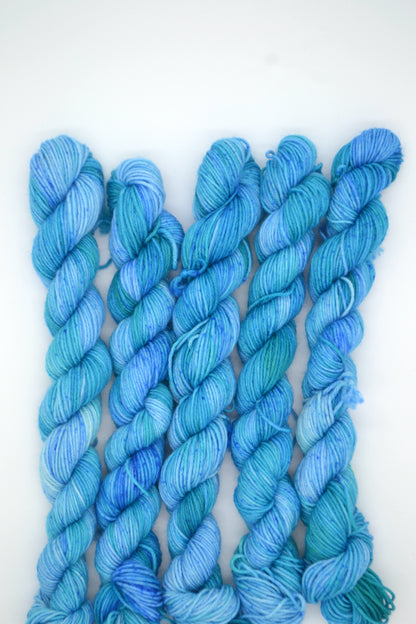 20g Sock Sparkling Sea Mini Skein