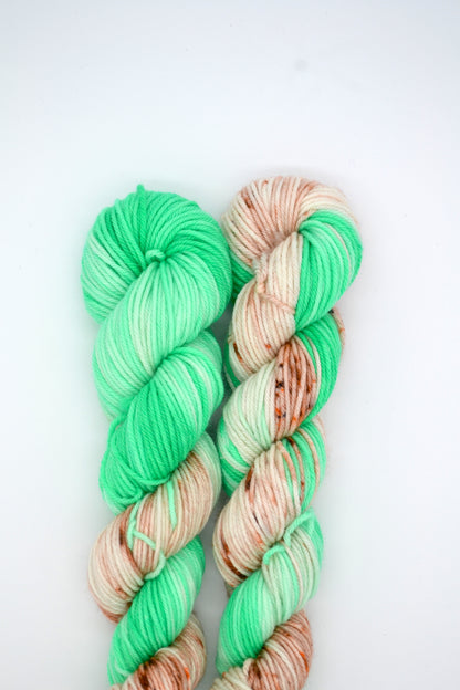 50g DK Mint Choc Chip Hand-dyed Yarn