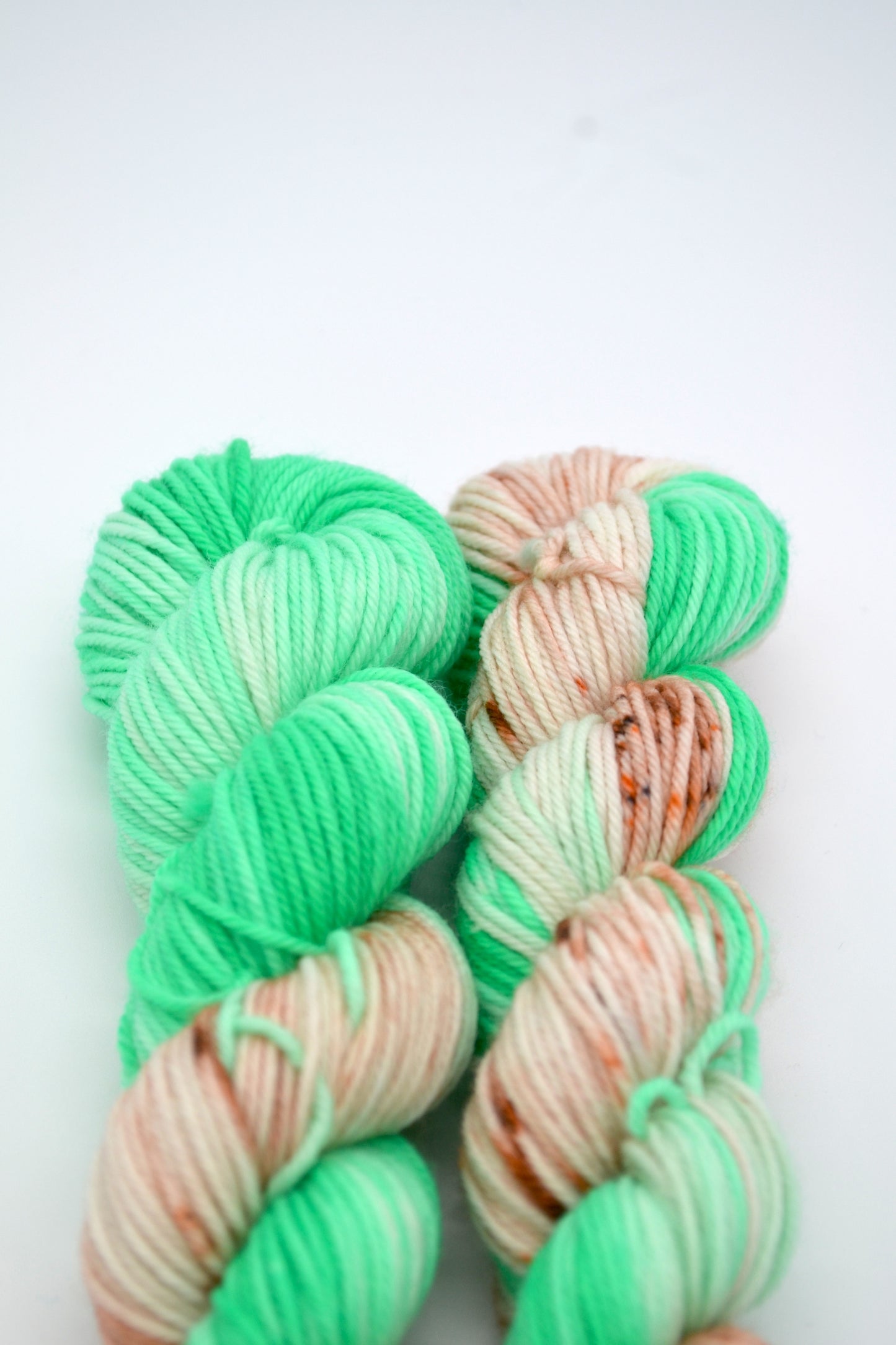 50g DK Mint Choc Chip Hand-dyed Yarn