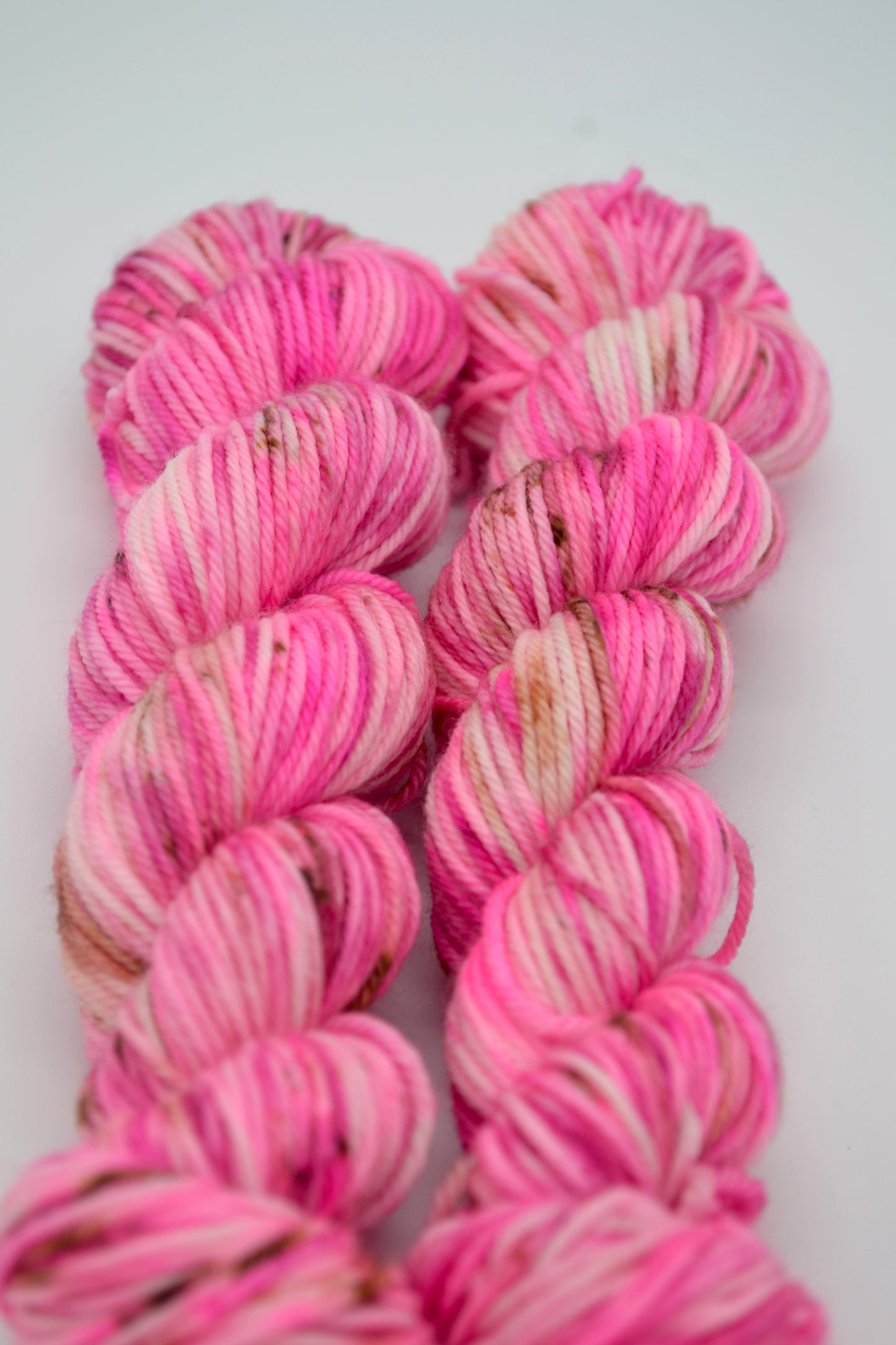50g DK Raspberry Ripple Hand-dyed Yarn