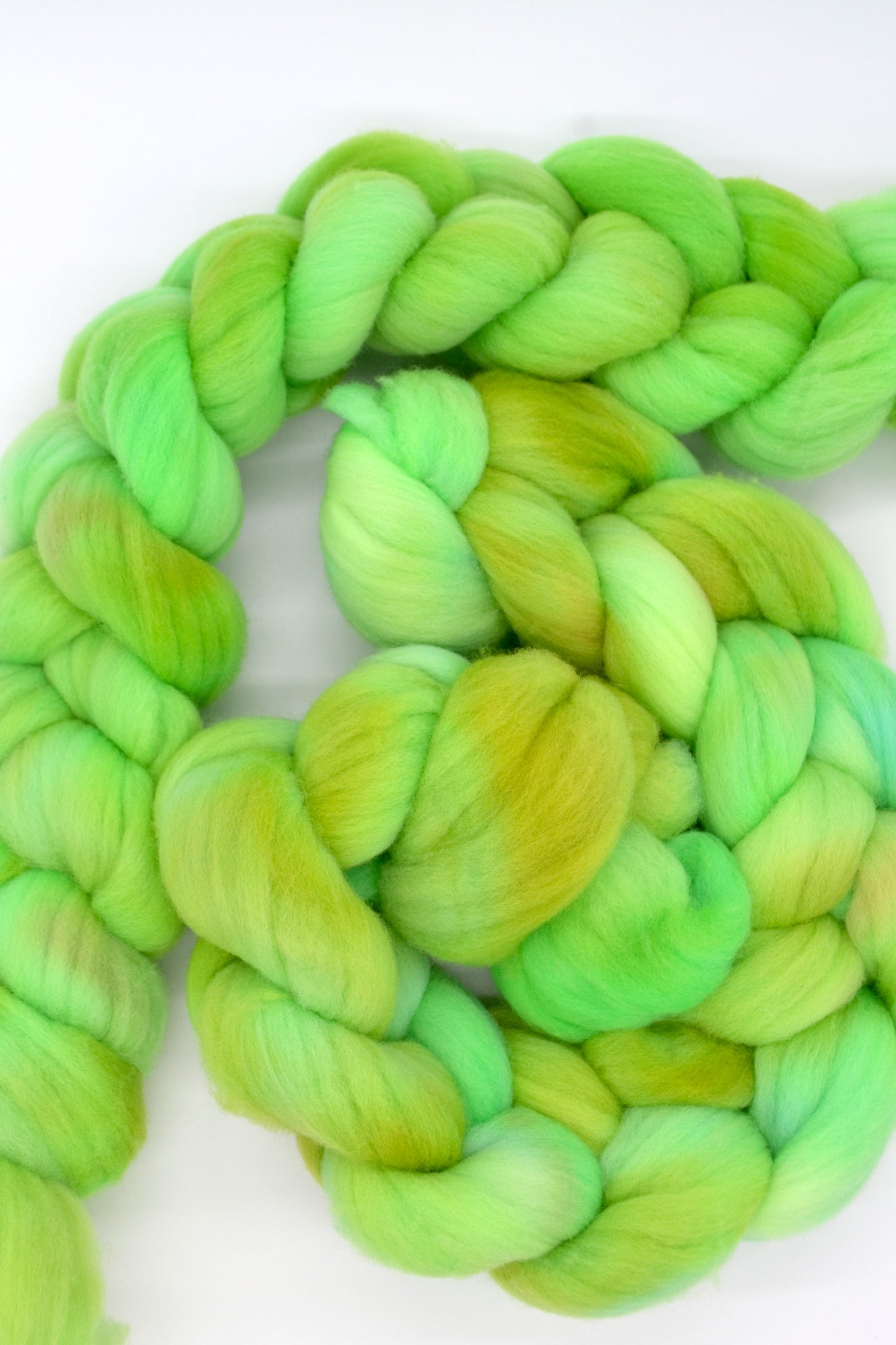 Rambouillet - Oh So Sour 100g Hand-dyed Fibre
