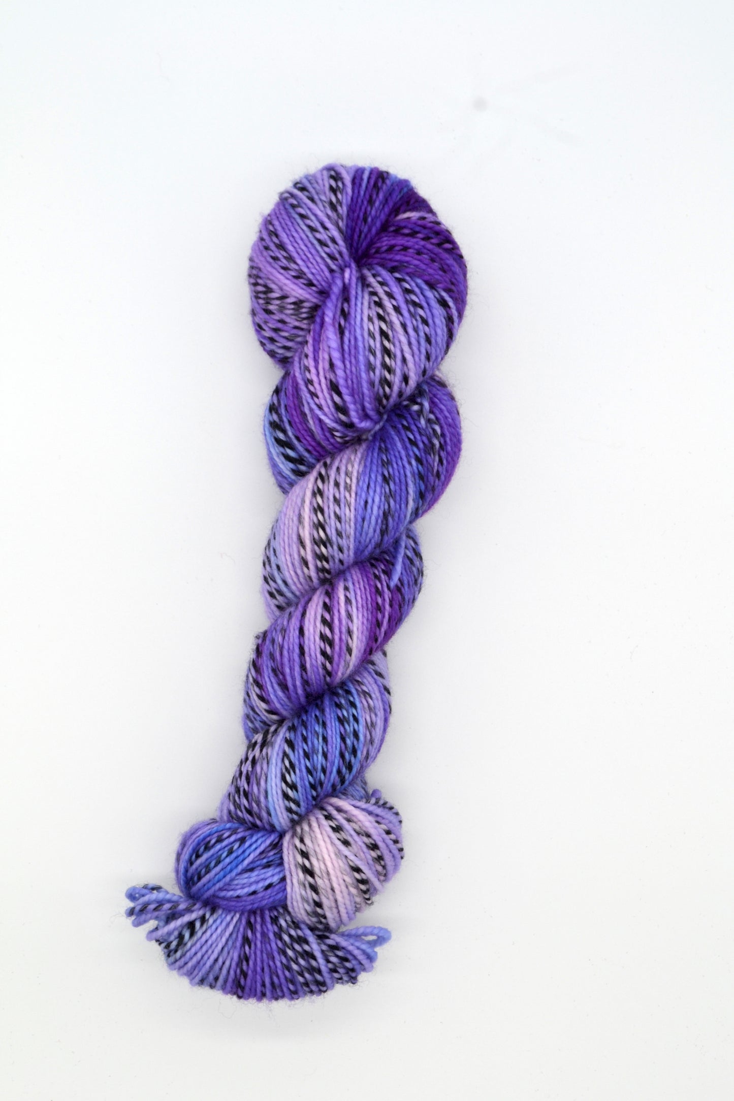 100g DK Zebra Blue Violet Hand-dyed Yarn