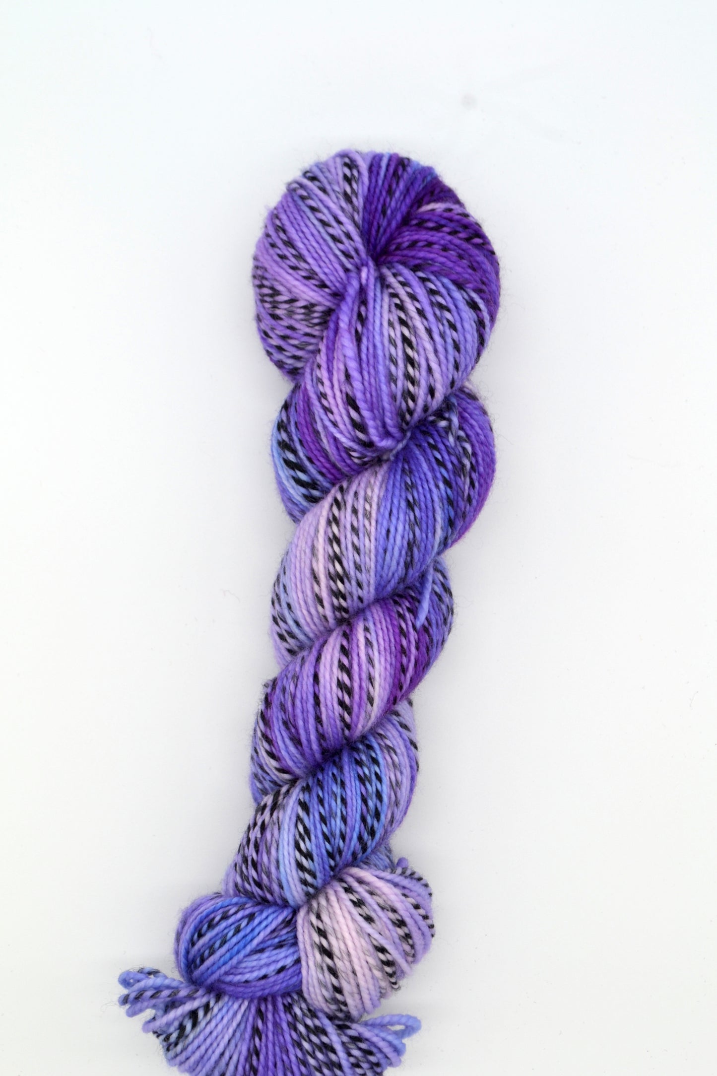 100g DK Zebra Blue Violet Hand-dyed Yarn