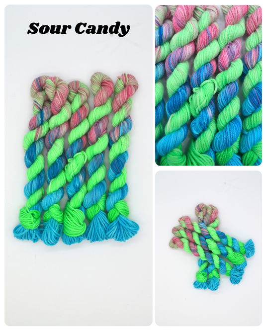20g DK Sour Candy Mini Skein