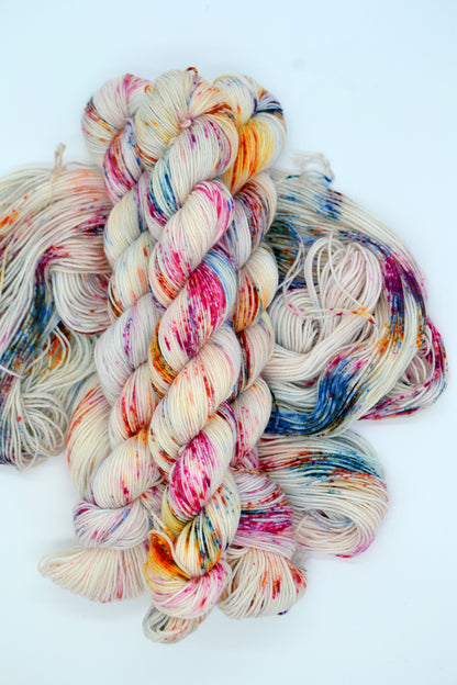 50g Sock Snowy Finch Hand-dyed Yarn