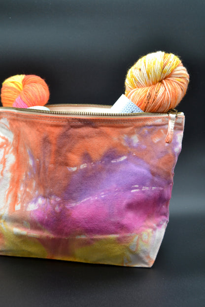 Starburst Tie Dye Project Pouch