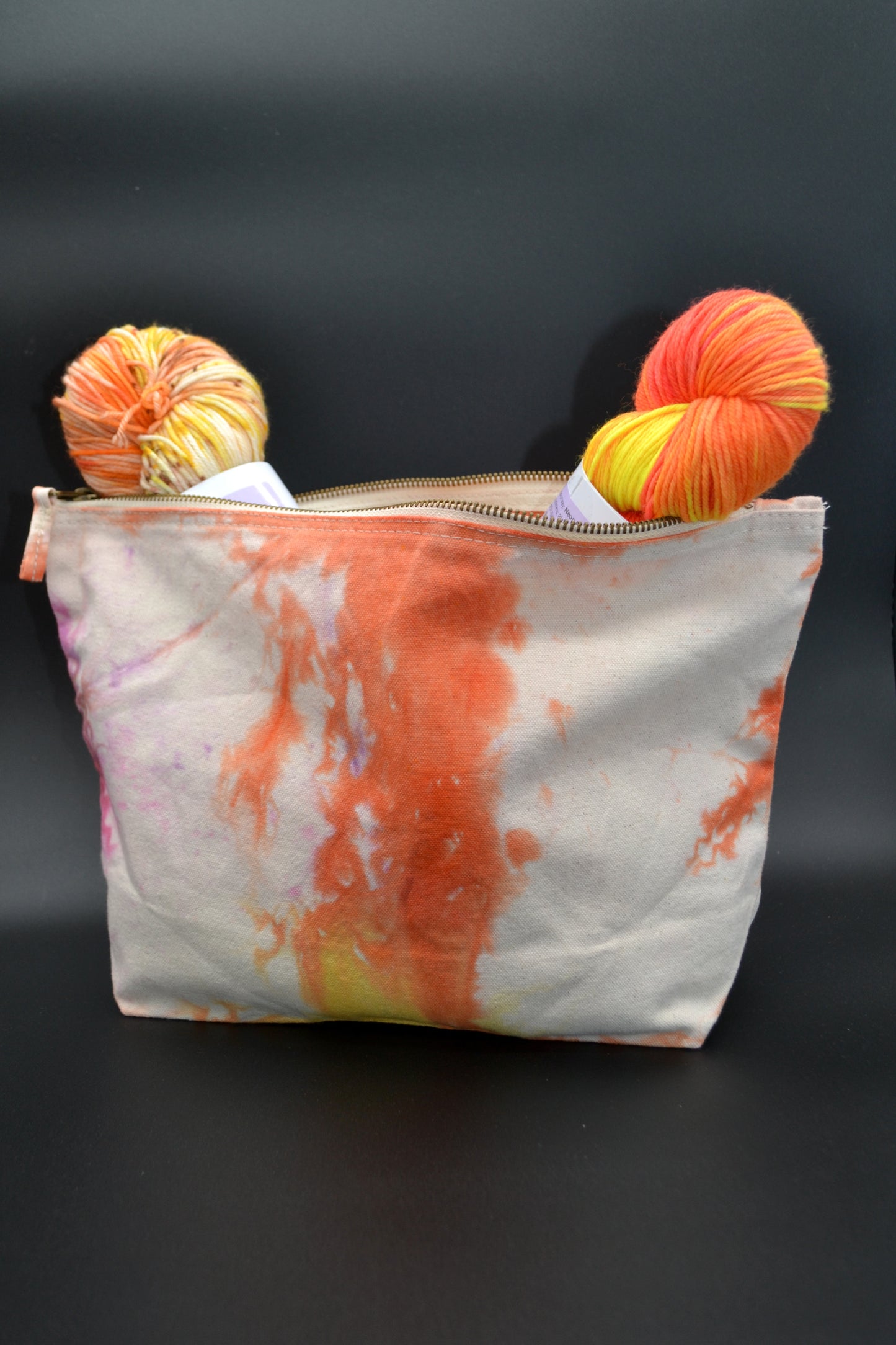 Starburst Tie Dye Project Pouch