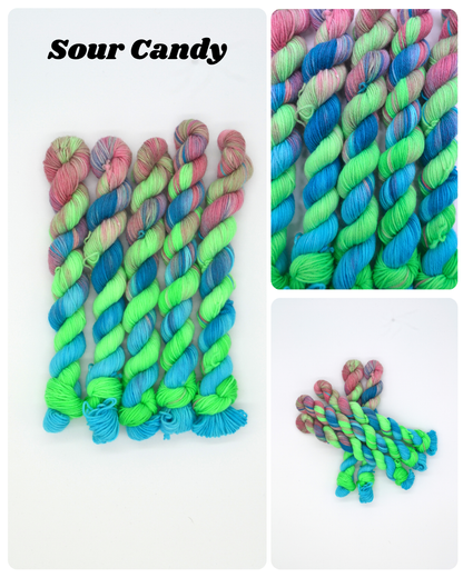 20g Sock Sour Candy Mini Skein