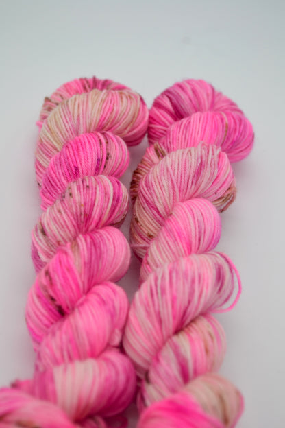 50g Sock Raspberry Ripple Hand-dyed Yarn