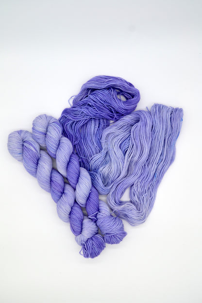 50g Sock Lavender Hand-dyed Yarn