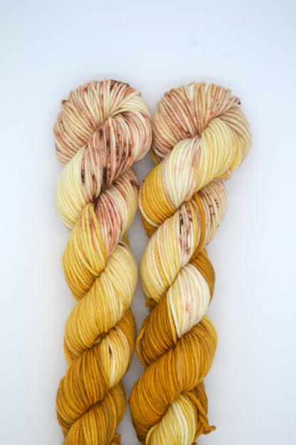 50g DK Salted Caramel Hand-dyed Yarn