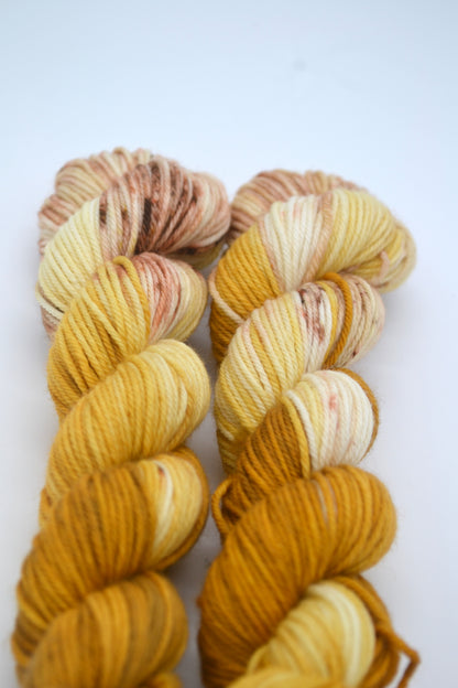 50g DK Salted Caramel Hand-dyed Yarn