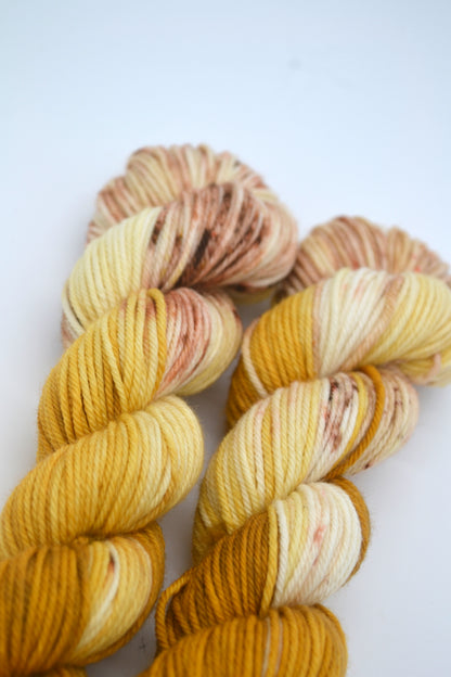 50g DK Salted Caramel Hand-dyed Yarn