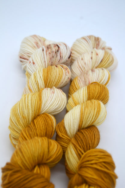 50g Sock Salted Caramel Hand-dyed Yarn