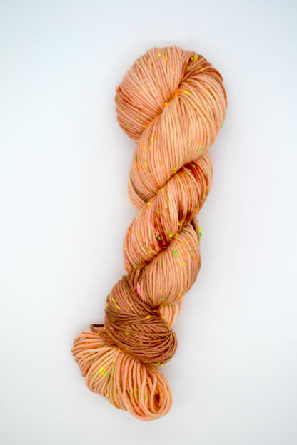100g DK Neon Neps Butterscotch Hand-dyed Yarn