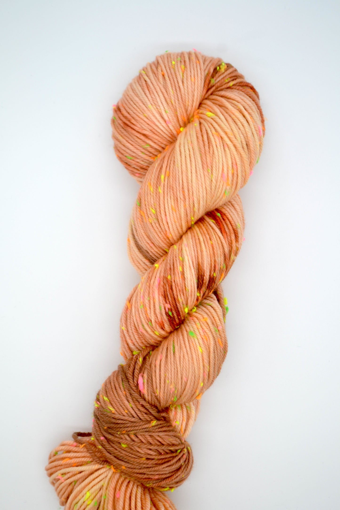 100g DK Neon Neps Butterscotch Hand-dyed Yarn