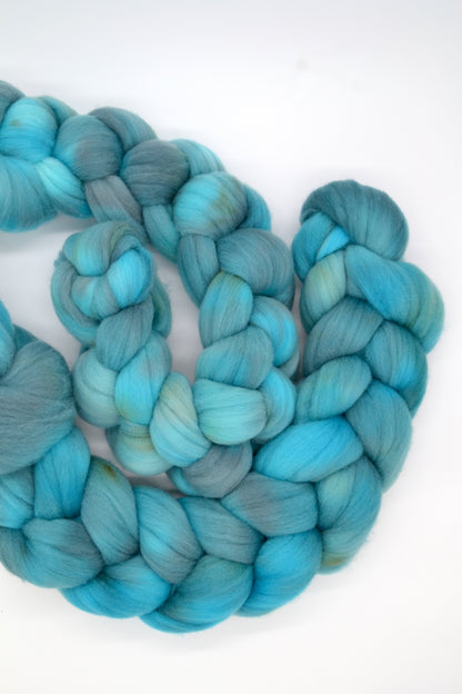 Rambouillet - Harbourside 100g Hand-dyed Fibre