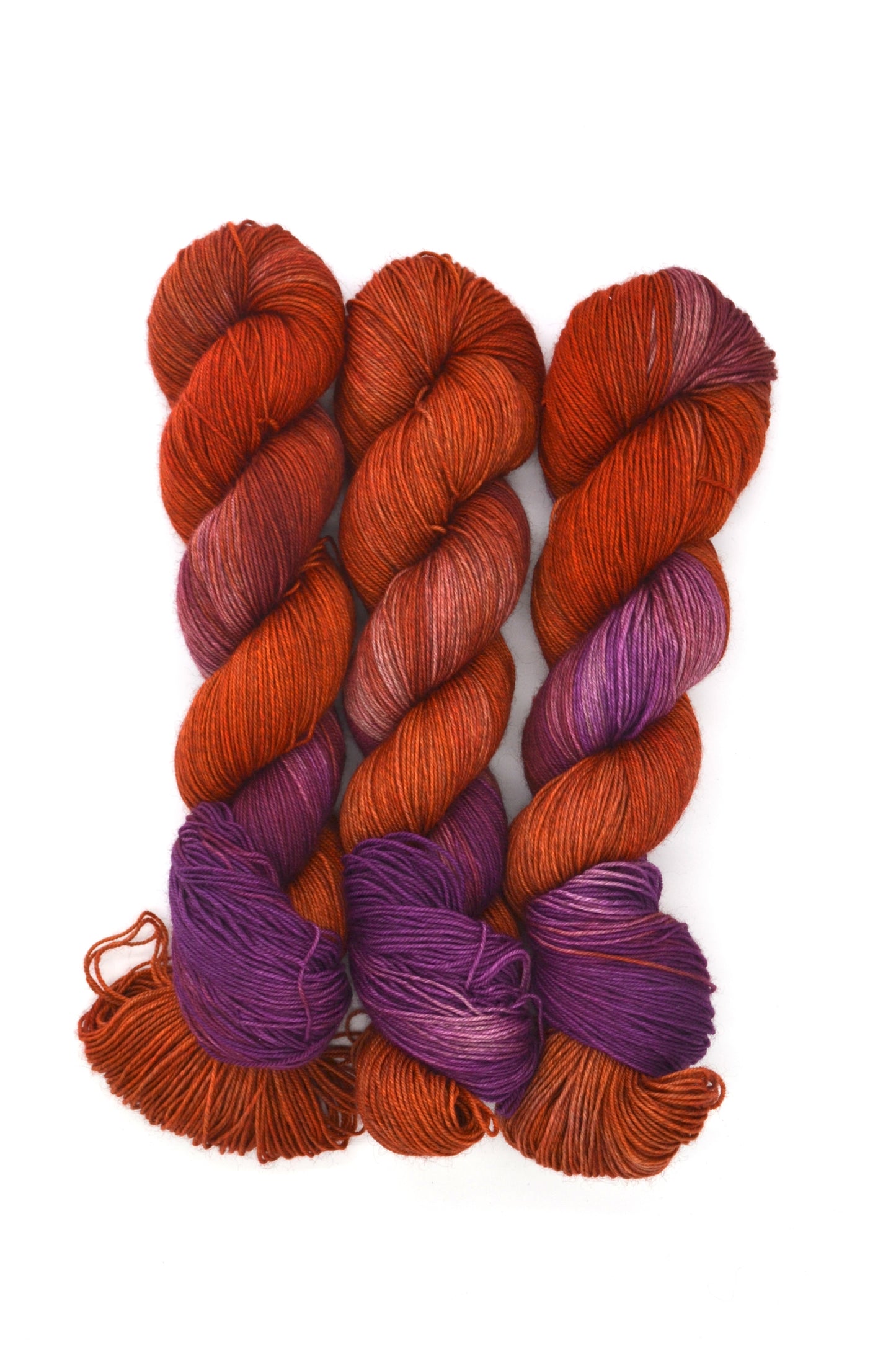 100g Yak Sock Autumn Berries Hand-dyed Yarn