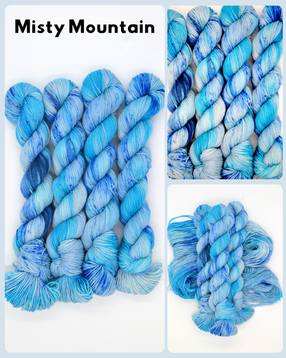 50g Sock Misty Mountain Hand-dyed Yarn