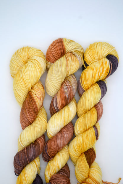 50g Sock Vanilla Pod Hand-dyed Yarn