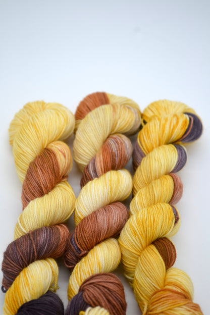 50g Sock Vanilla Pod Hand-dyed Yarn