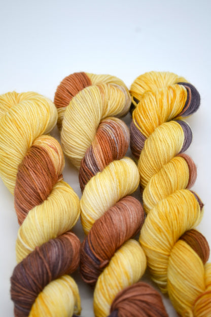 50g Sock Vanilla Pod Hand-dyed Yarn