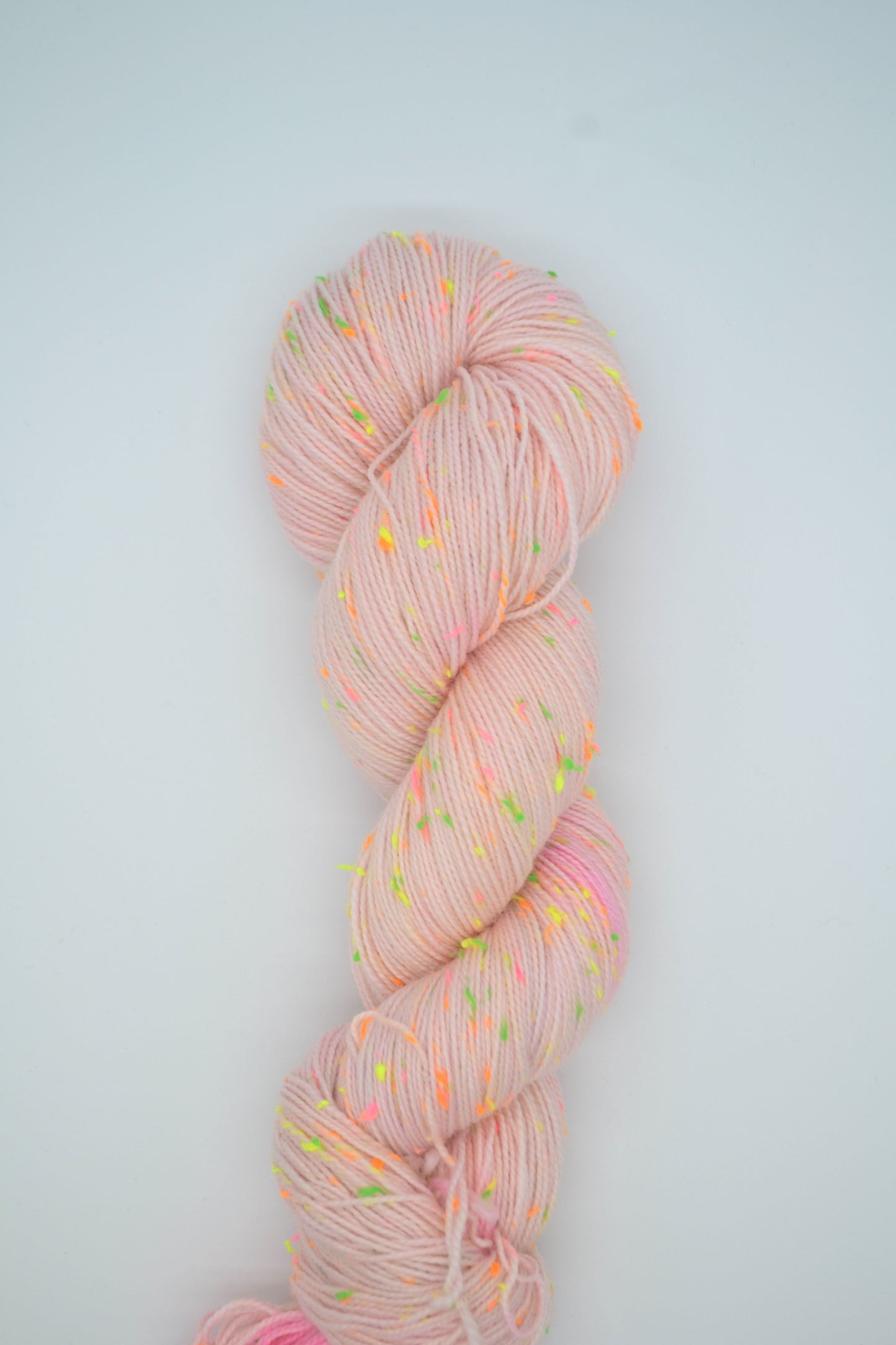 100g 4ply Neon Neps Tutu Hand-dyed Yarn