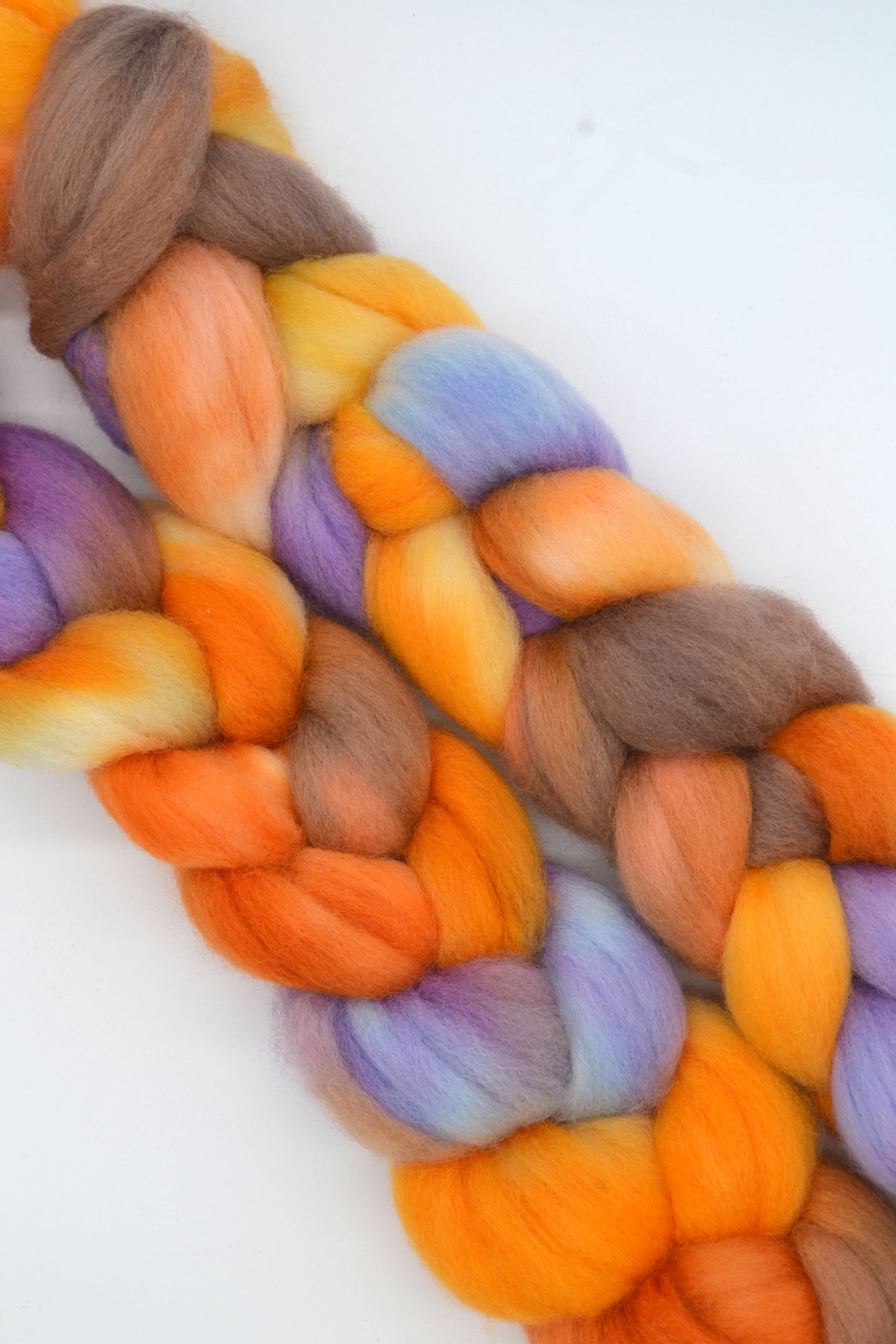 Corriedale - Lavender Honey 100g Hand-dyed Fibre
