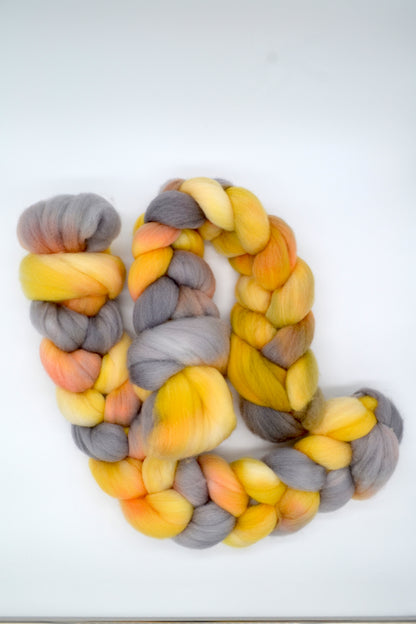 Polwarth - Sand Dunes 100g Hand-dyed Fibre