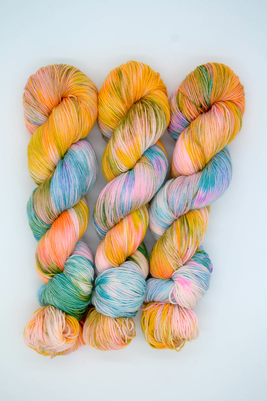 100g Sock Dancing Hand-dyed Yarn