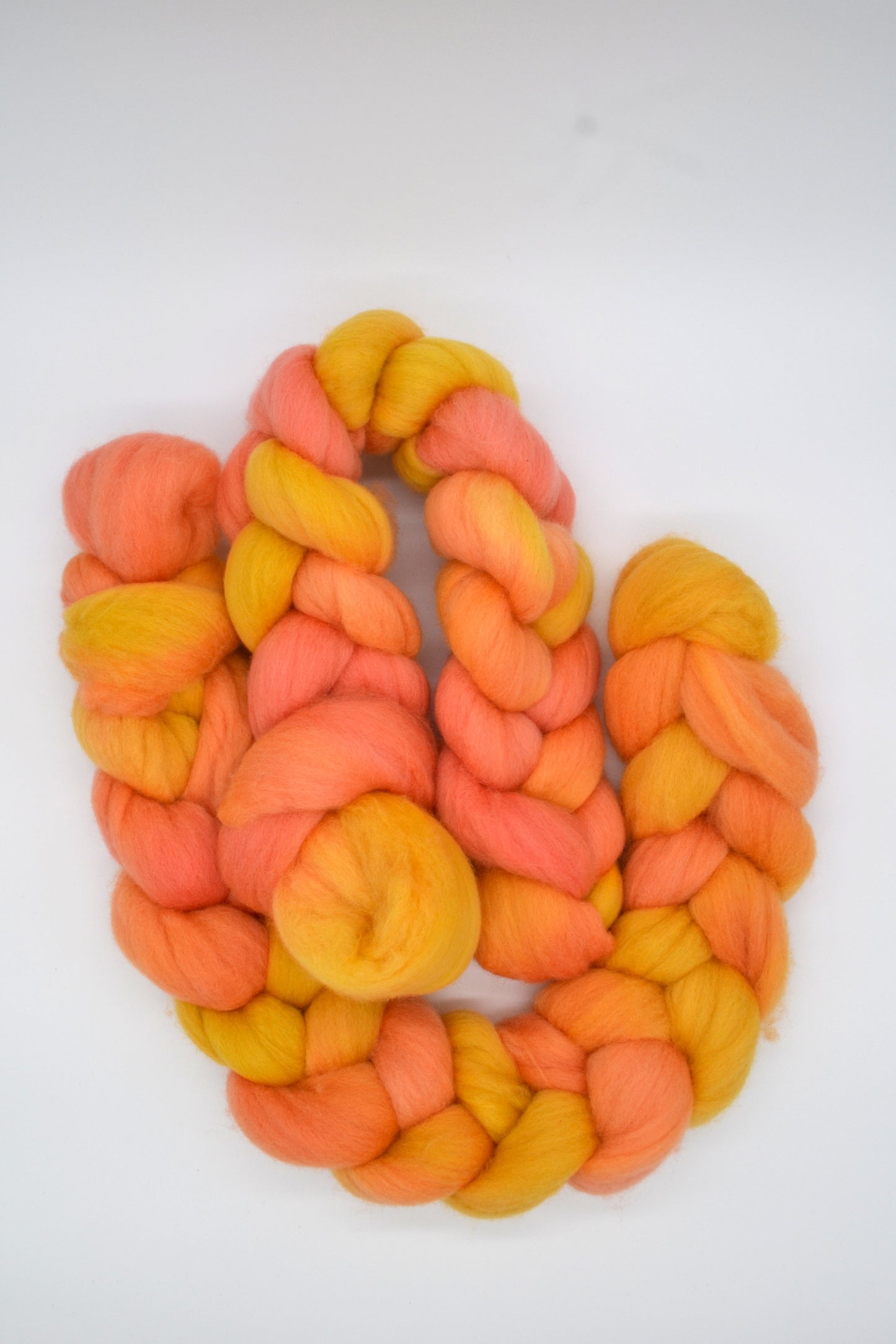 Polwarth - Sunset 100g Hand-dyed Fibre