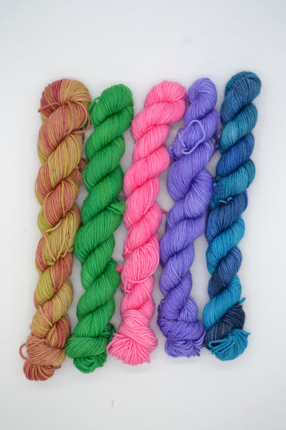 20g OOAK Sock Mini Skein Sets