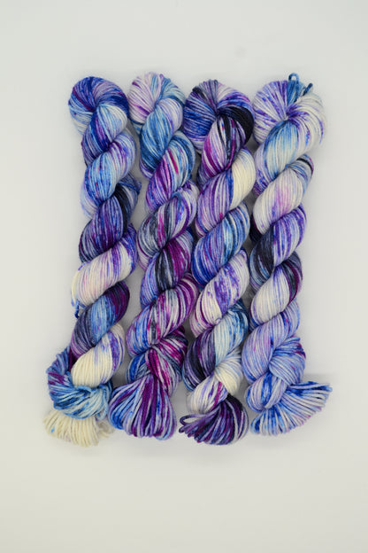 50g DK Winter Crocus Hand-dyed Yarn