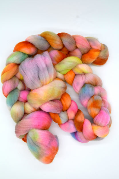 Merino - Rainbow Drops 100g Hand-dyed Fibre
