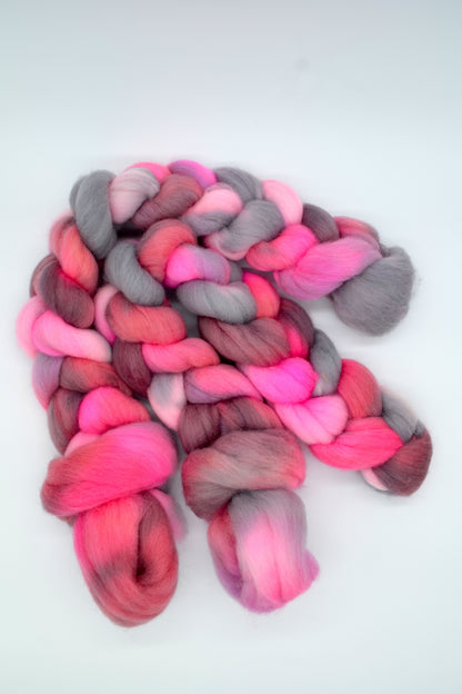 Merino - Berries & Cherries 100g Hand-dyed Fibre