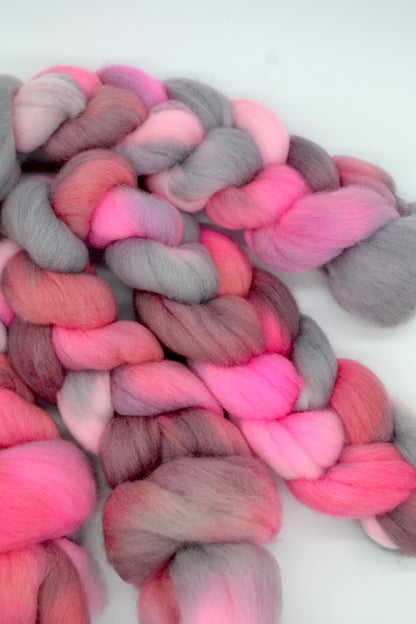Merino - Berries & Cherries 100g Hand-dyed Fibre