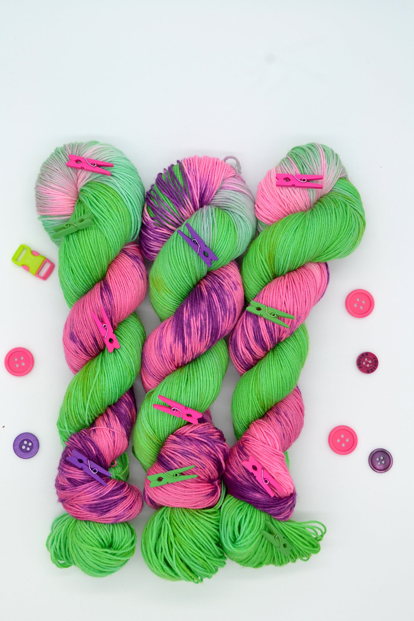 100g Sock Wildly Wicked Hand-dyed Yarn