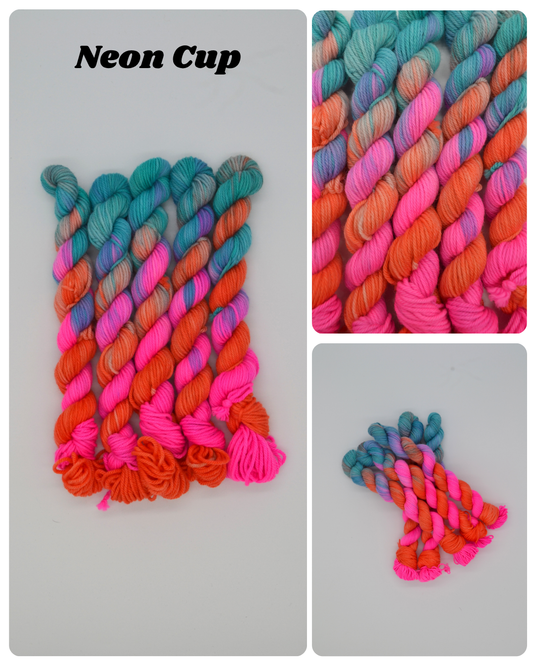 20g DK Neon Cup Mini Skein