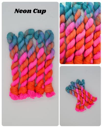 20g Sock Neon Cup Mini Skein