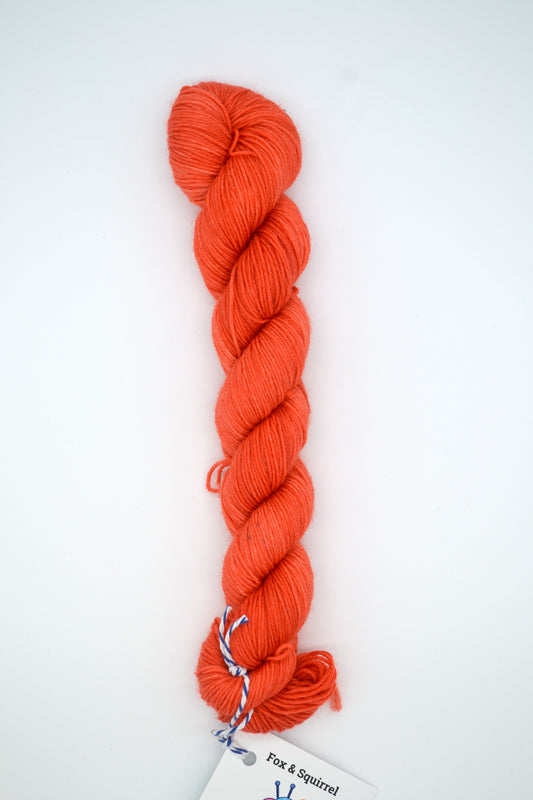 50g Sock Tangerine Hand-dyed Yarn