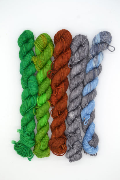 20g OOAK Sock Mini Skein Sets
