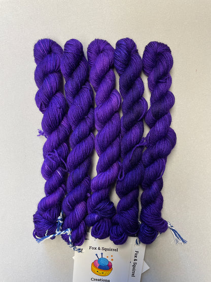 20g Sock Purple Mini Skein