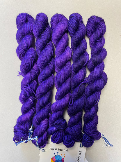 20g Sock Purple Mini Skein